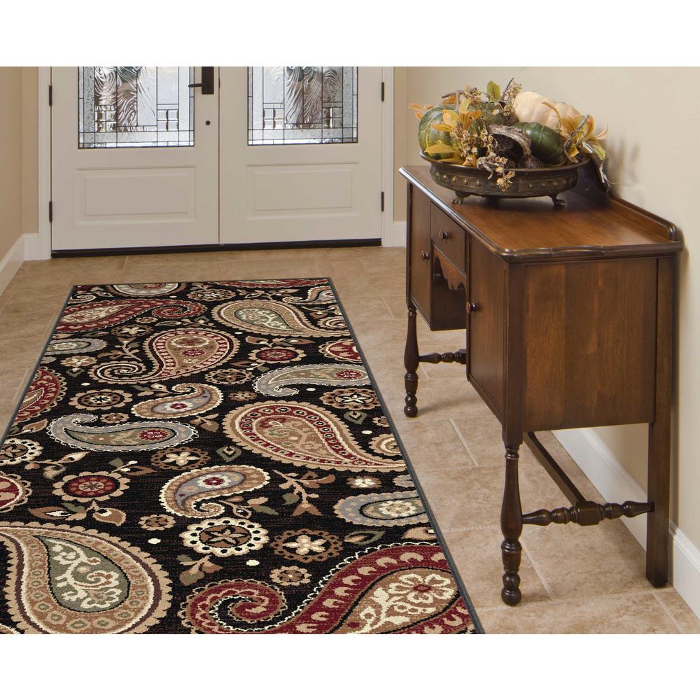 Tayse Rugs Impressions Hayley Paisley Runner - 2'7'' x 7'3''