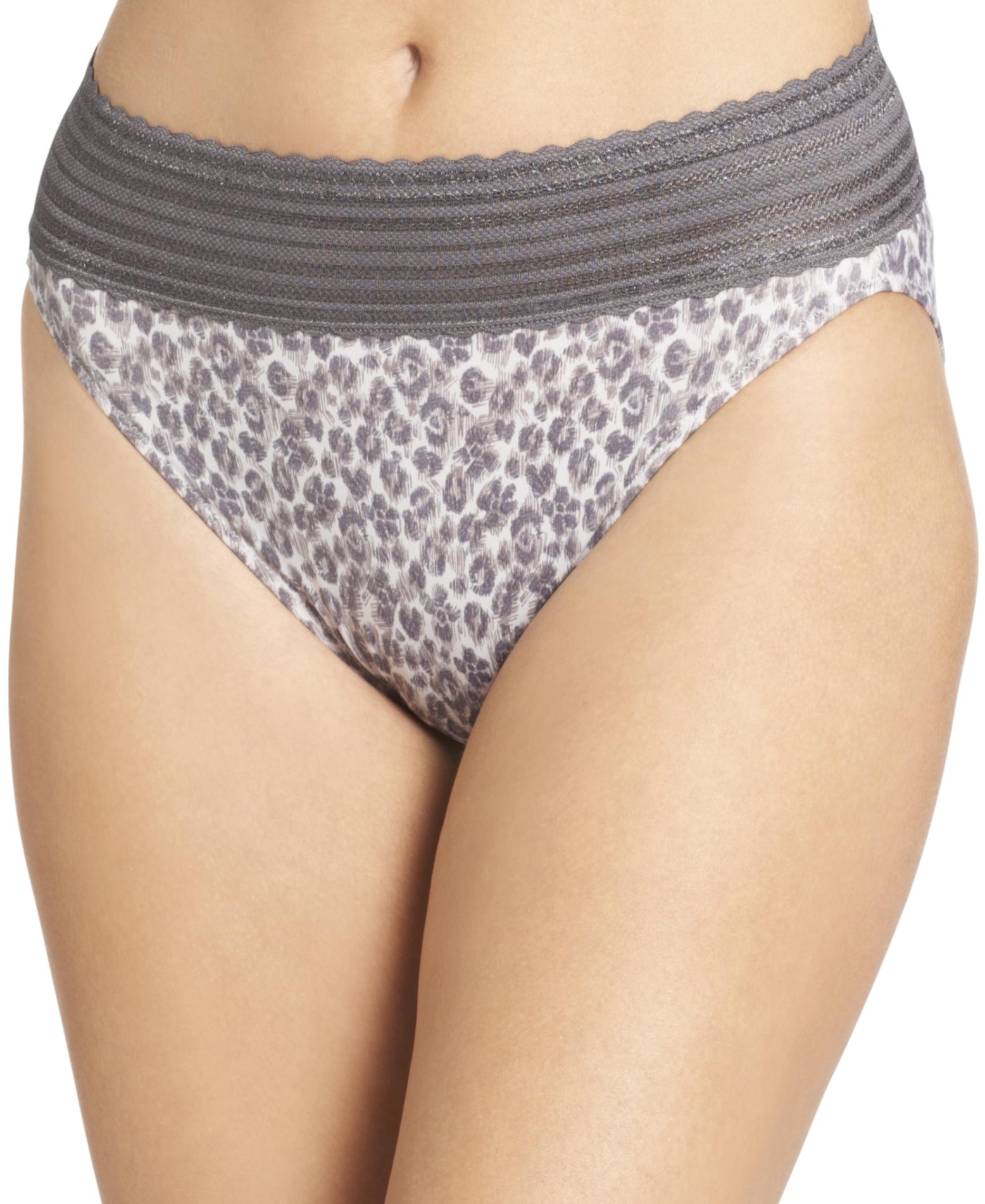 Warner's Women's HighCut Brief Panties Animal Print
