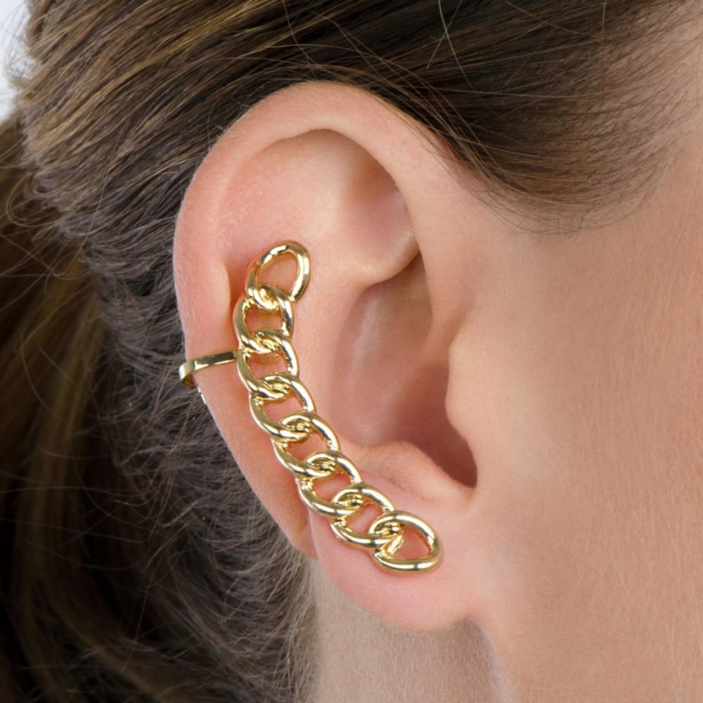 Gold Chain Link Ear Cuff
