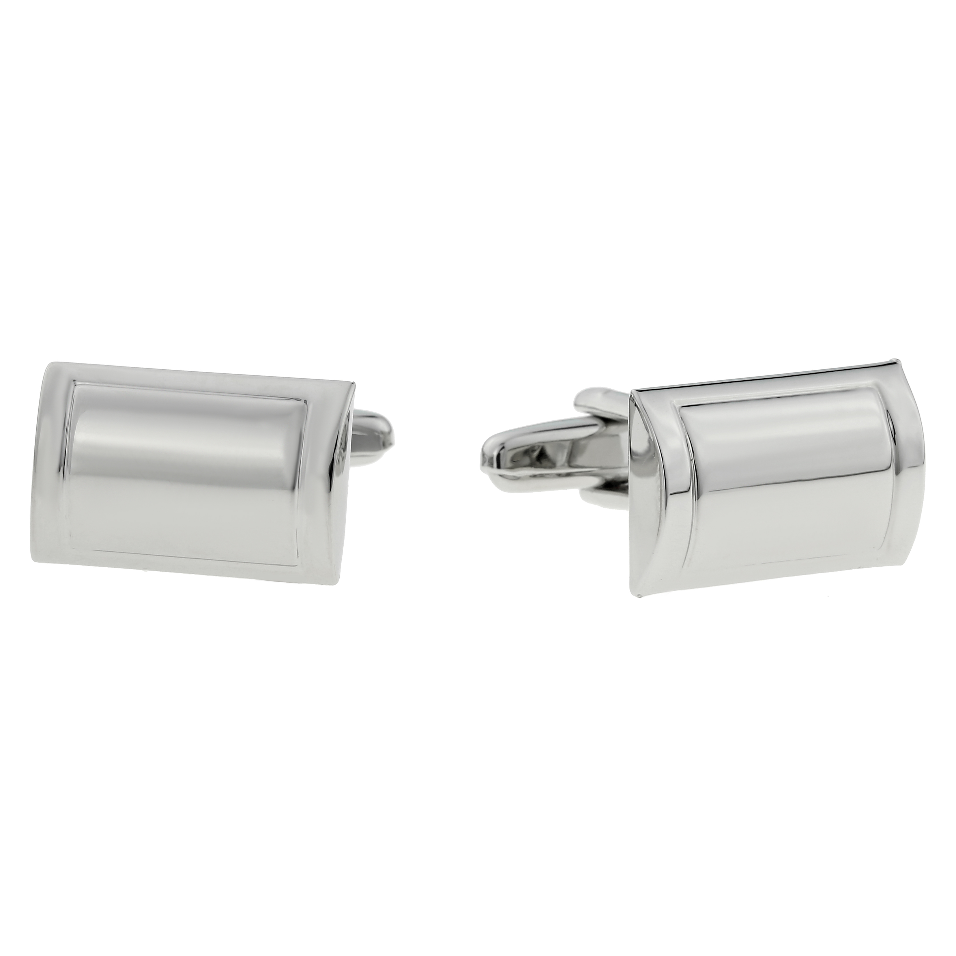 Stainless Steel Rectangle Shaped Cuff Links