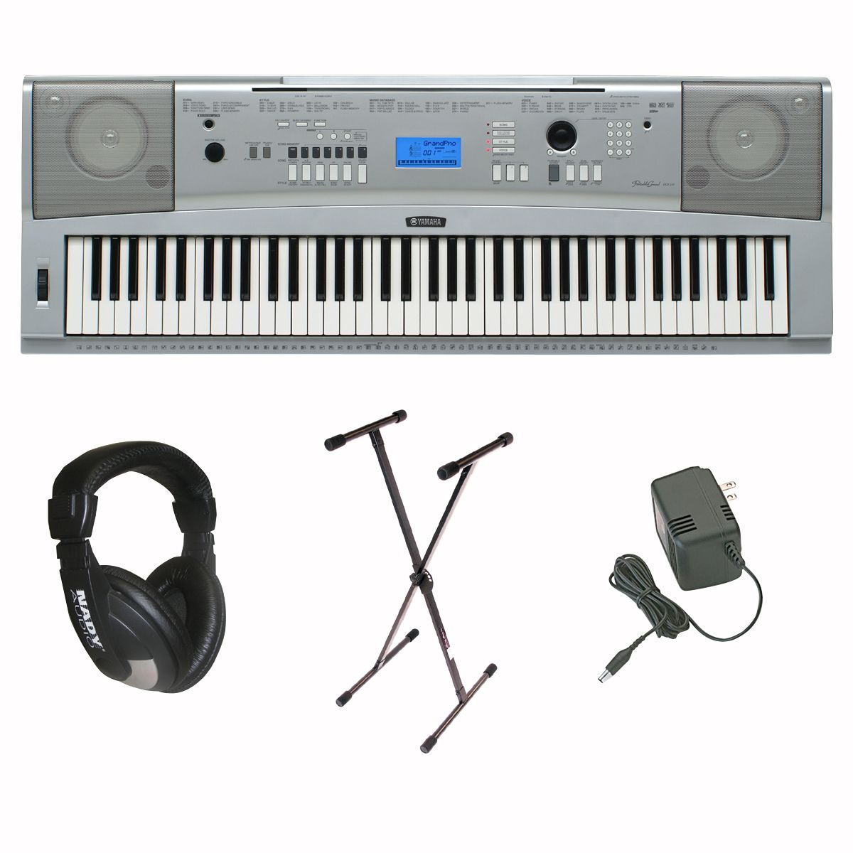 76 Full-Sized Piano Style Keys Bundle -  Professional Headphones, Keyboard Sta                                                   at mygofer.com