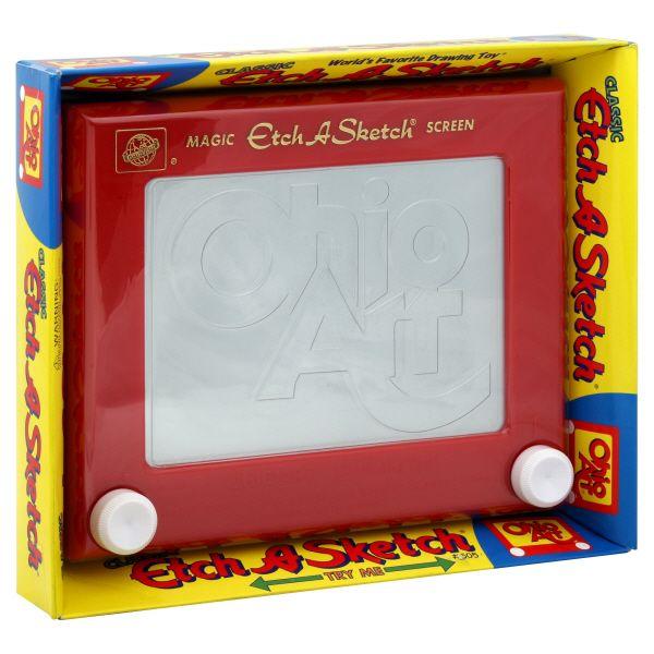 Etch A Sketch Classic Magic Screen Red Toys & Games Arts & Crafts
