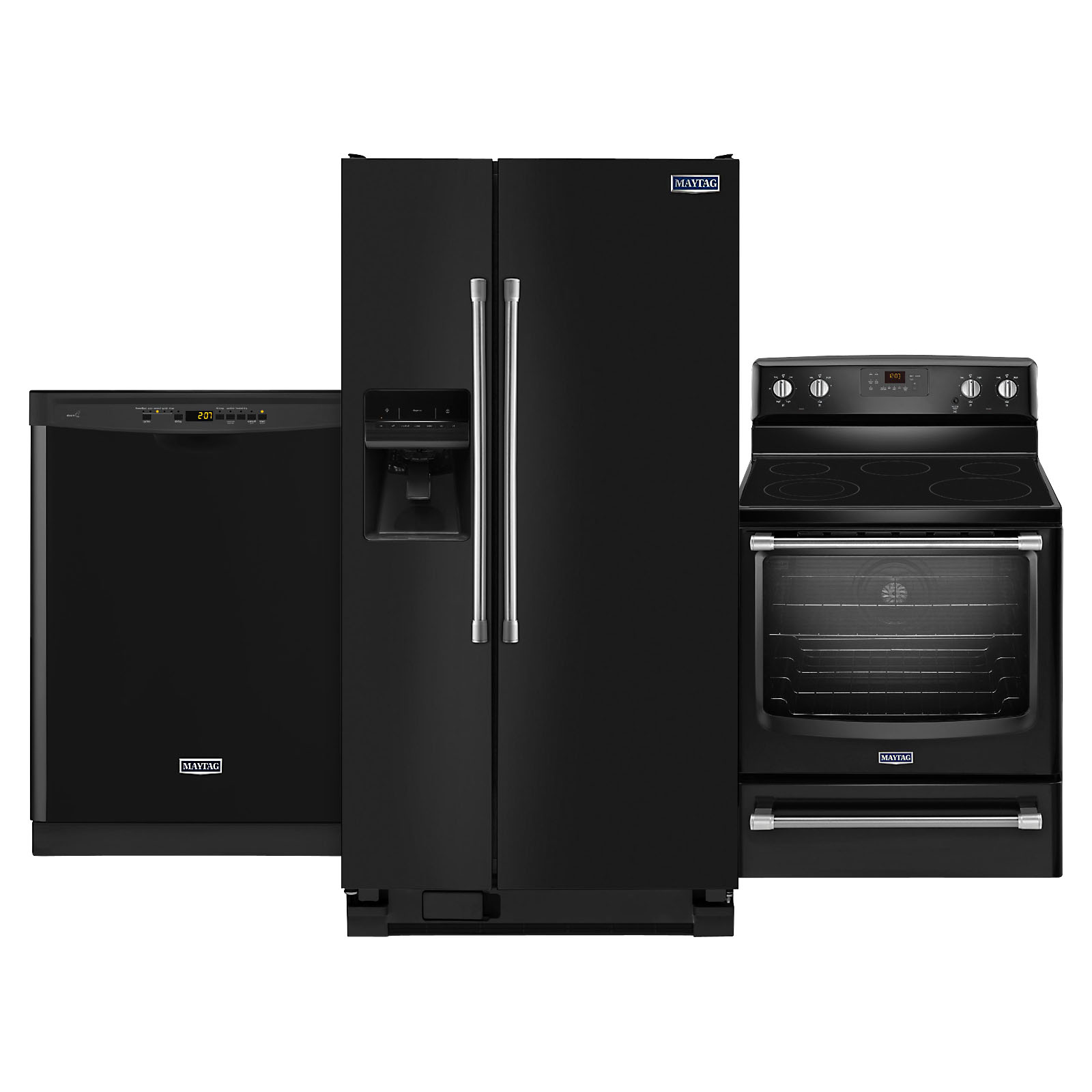 Maytag 3 Piece Kitchen Suite - Black