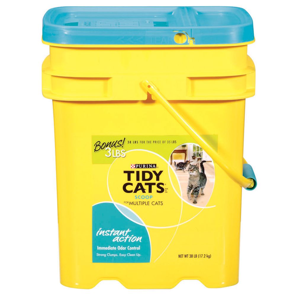 Tidy Cats Instant Action Cat Litter With Odor Control 35 lb. Bucket