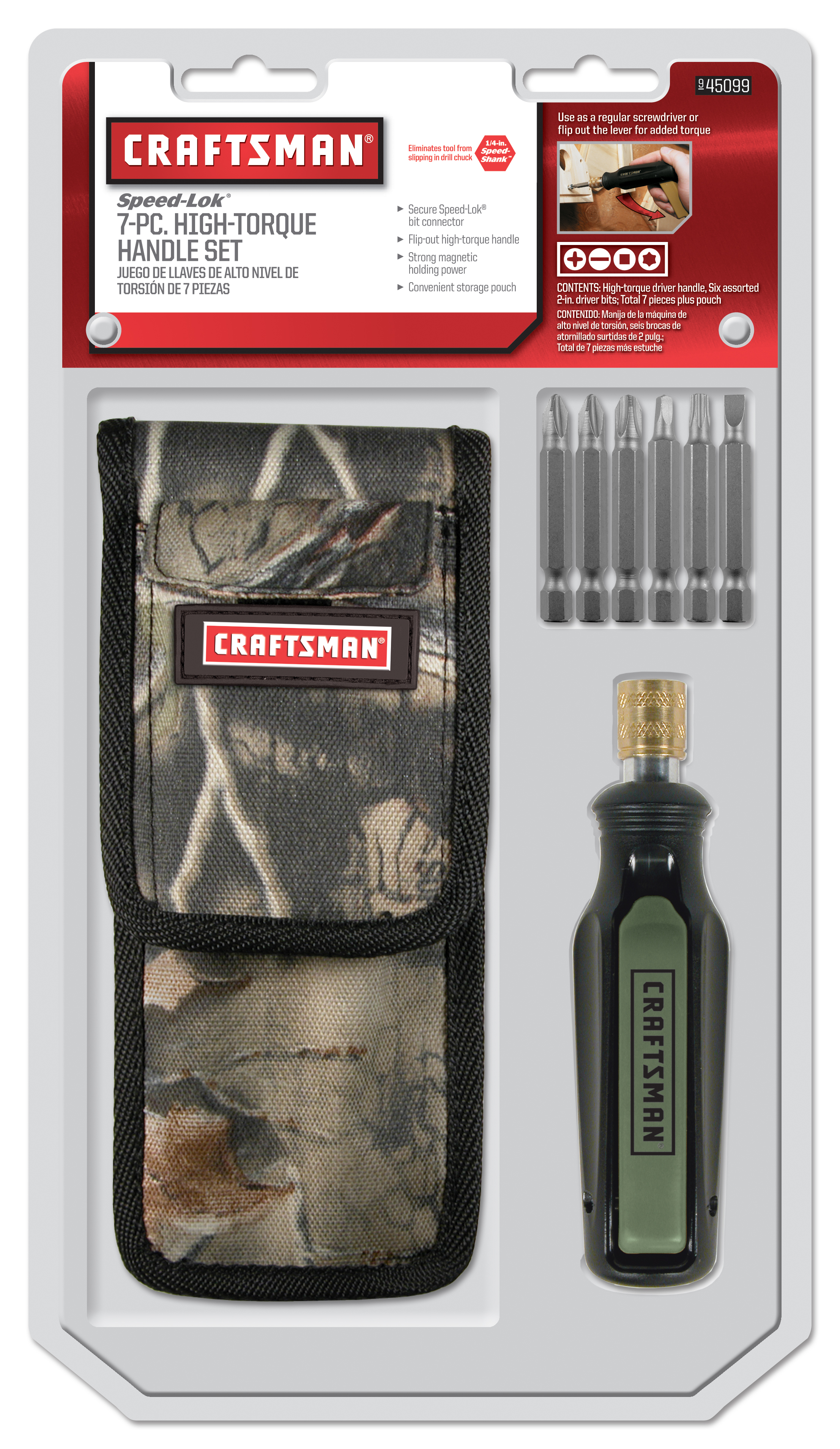 Craftsman SpeedLok 90990698 7pc HighTorque Handle Set Sears Outlet