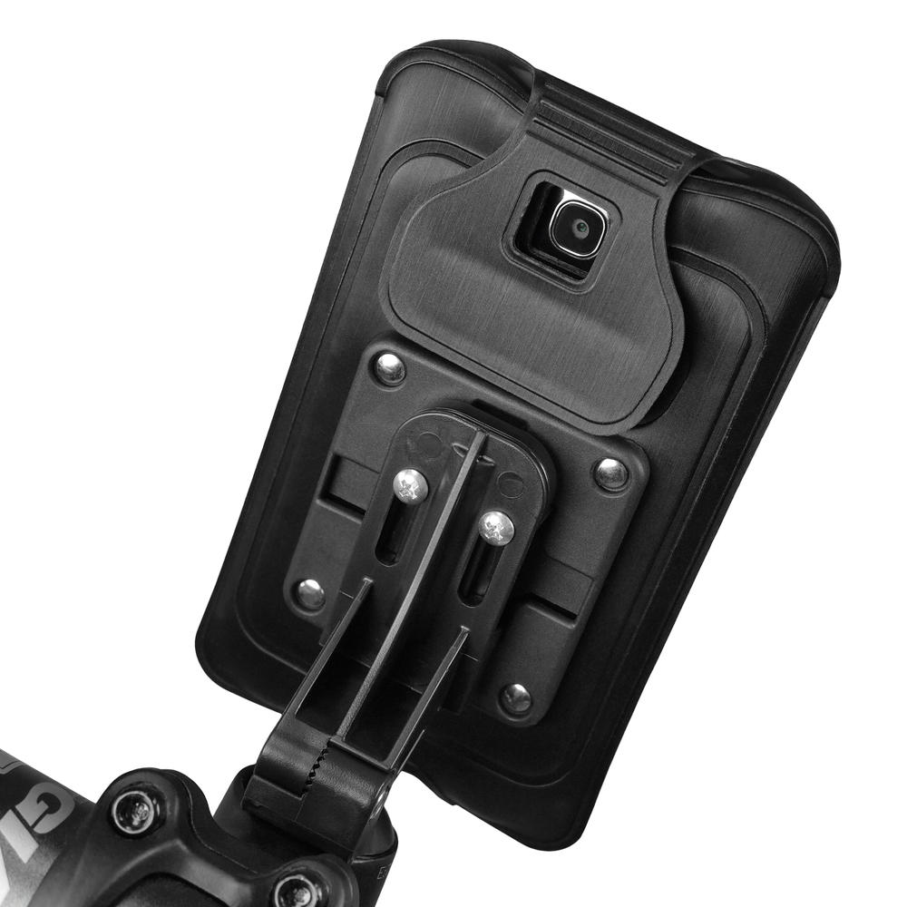 Bicycle Smartphone Cam Case, Spring-Loaded Stem Mount, 6 in Screen (for the Samsung Galaxy Note II, Note 3)