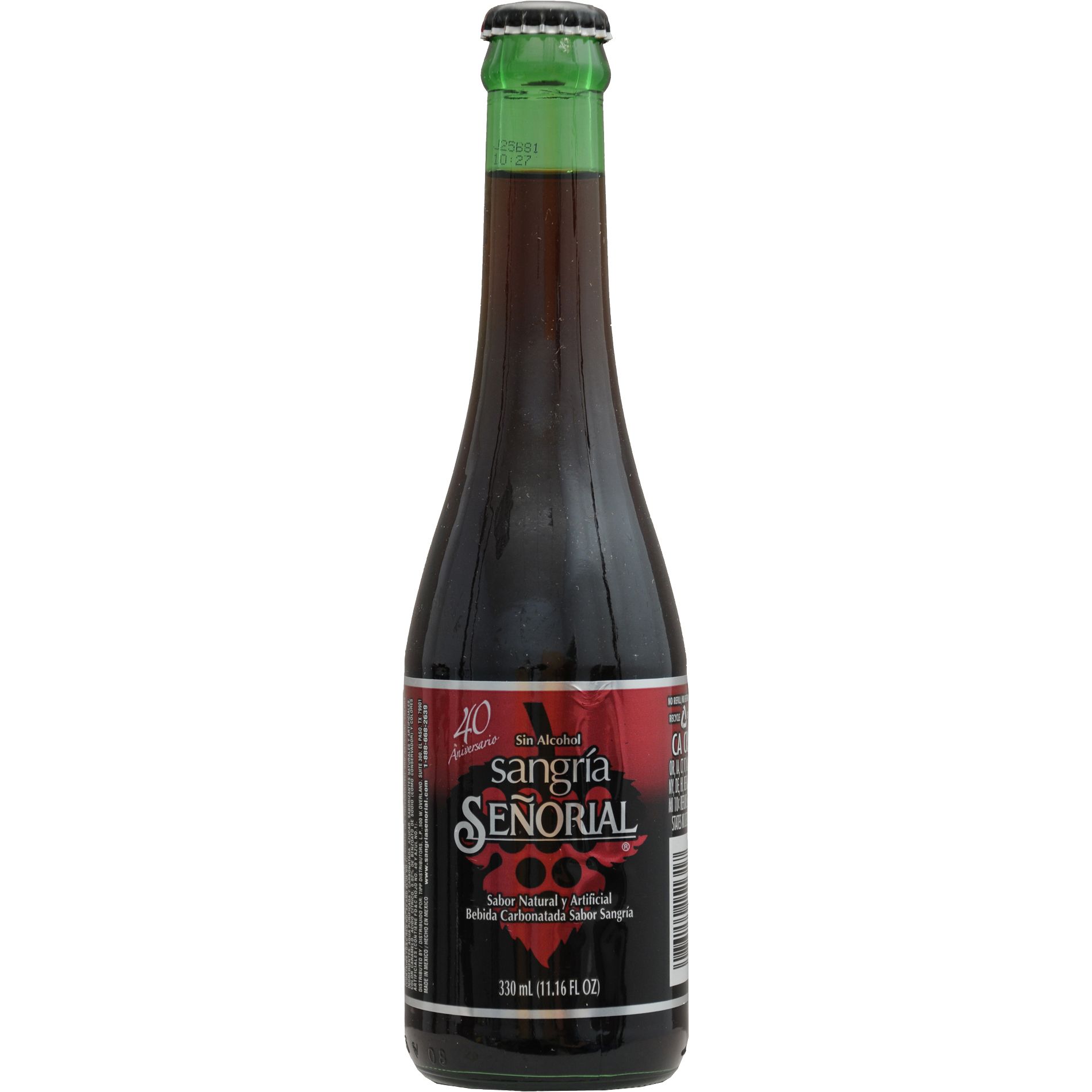 UPC 086154151317 Senorial Sangria Non Alcoholic Drink Glass Bottle 12