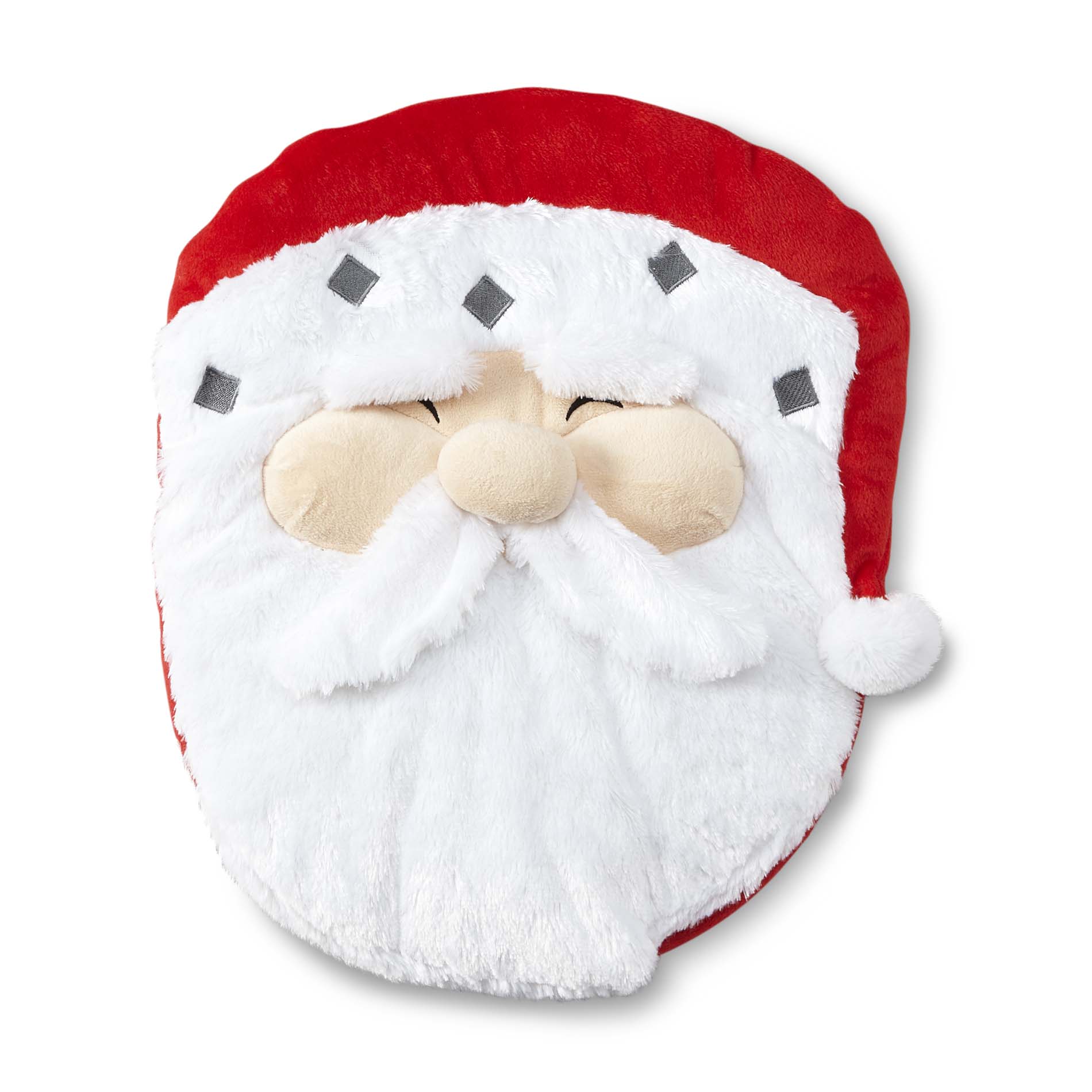 Ginsey Christmas Plush Toilet Lid Cover - Santa Claus