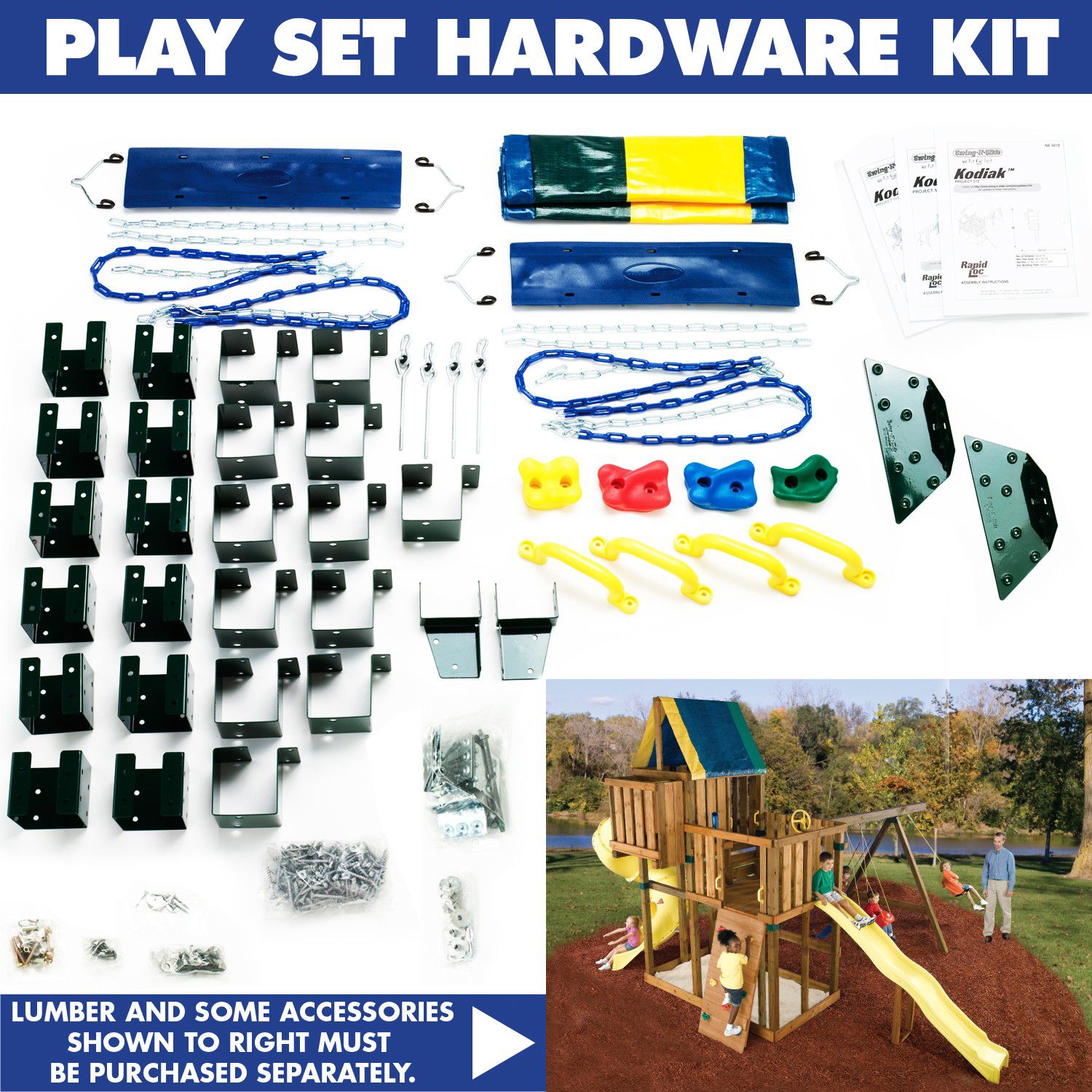 Swing-N-Slide Kodiak Custom Kit - Price Includes Shipping! at Kmart.com
