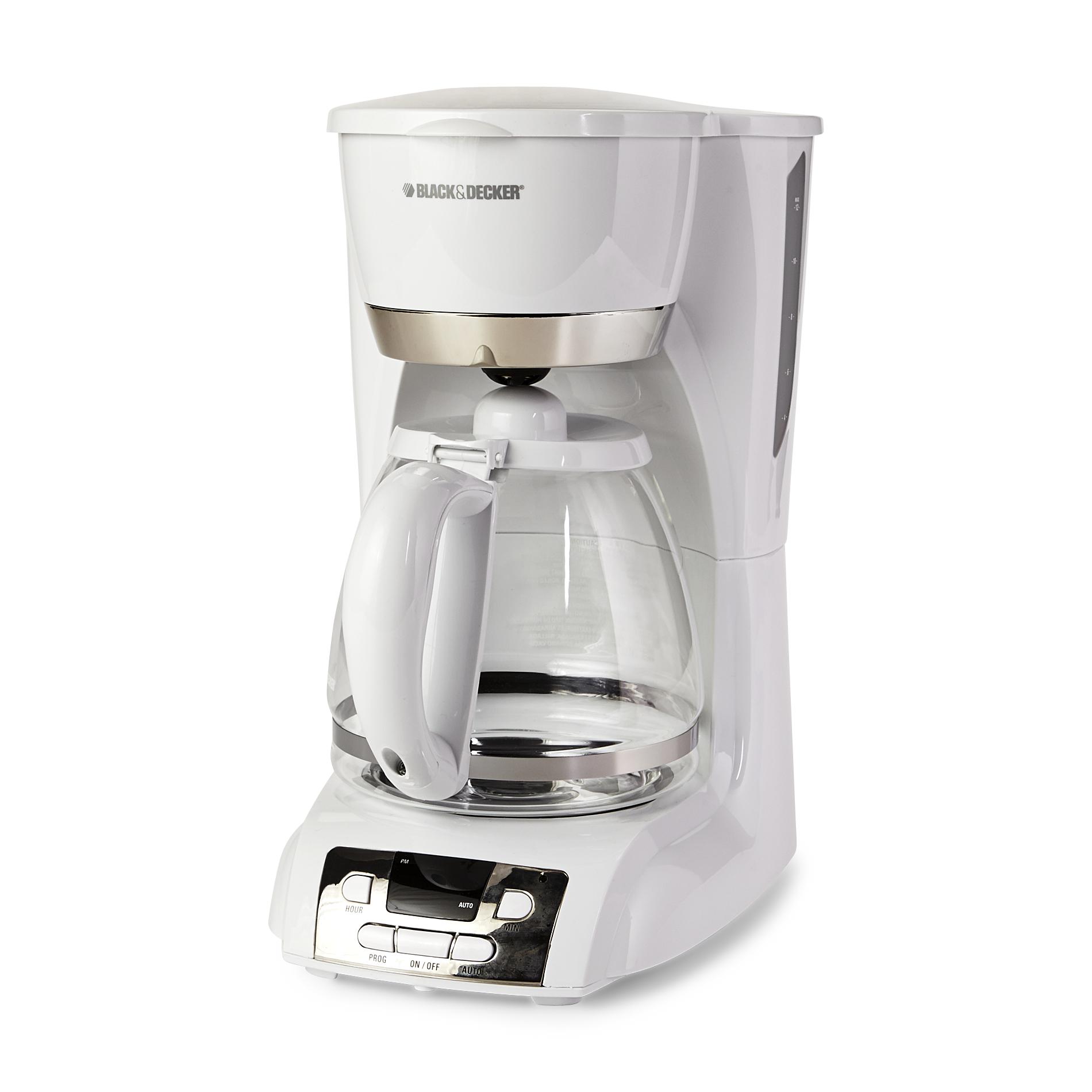 Black & Decker 12-Cup Programmable Coffee Maker in Black - Kmart
