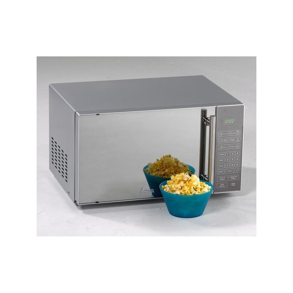 0.8 Cubic Foot 700W Microwave Oven with Mirror Finished Door