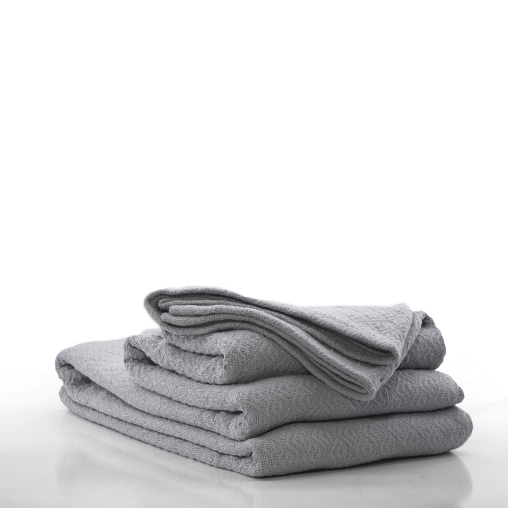 Cotton Gray King Cotton Thermal Blanket