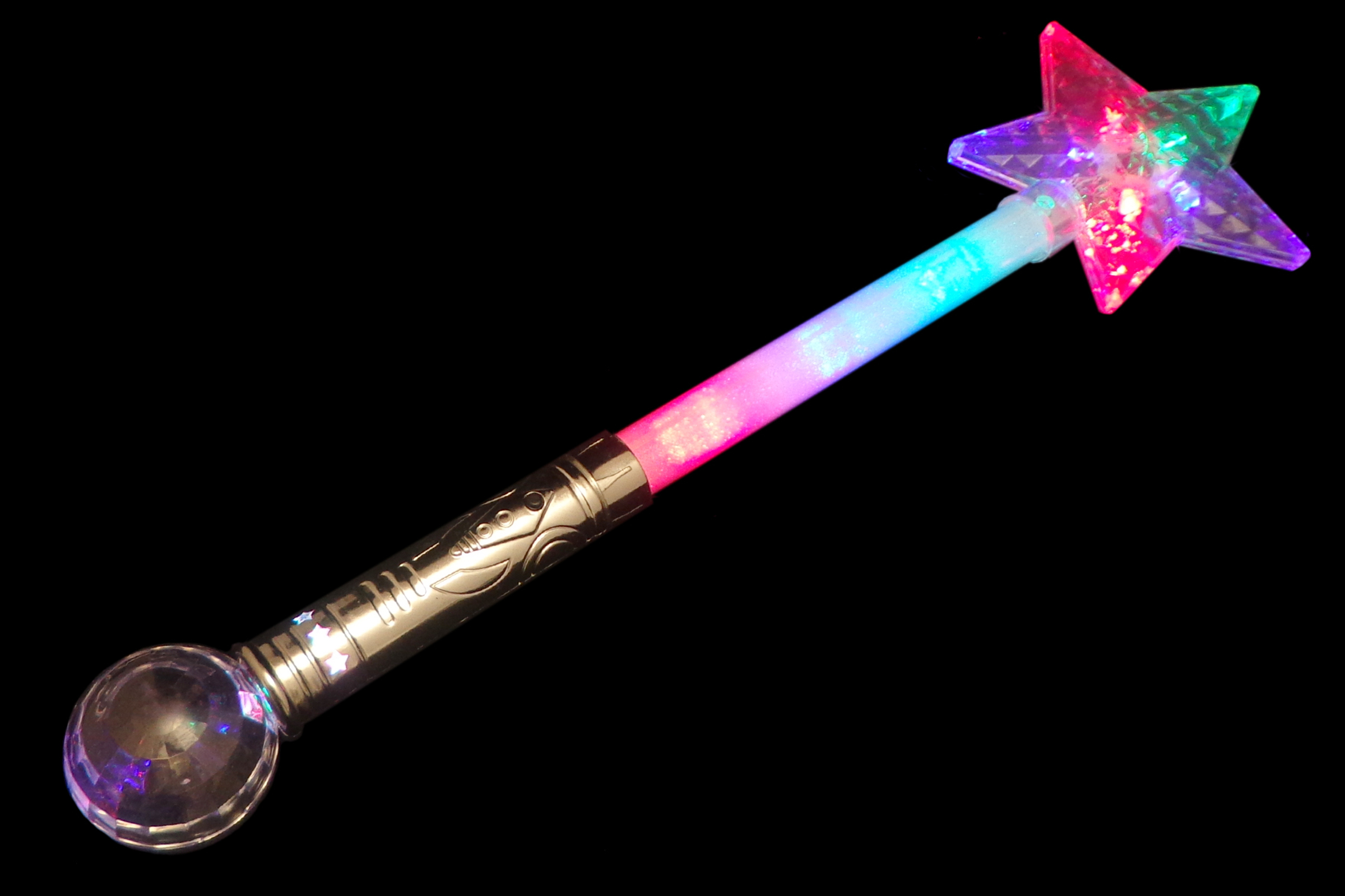 Light Up Star Ball Wand - Multicolor (set of 2)