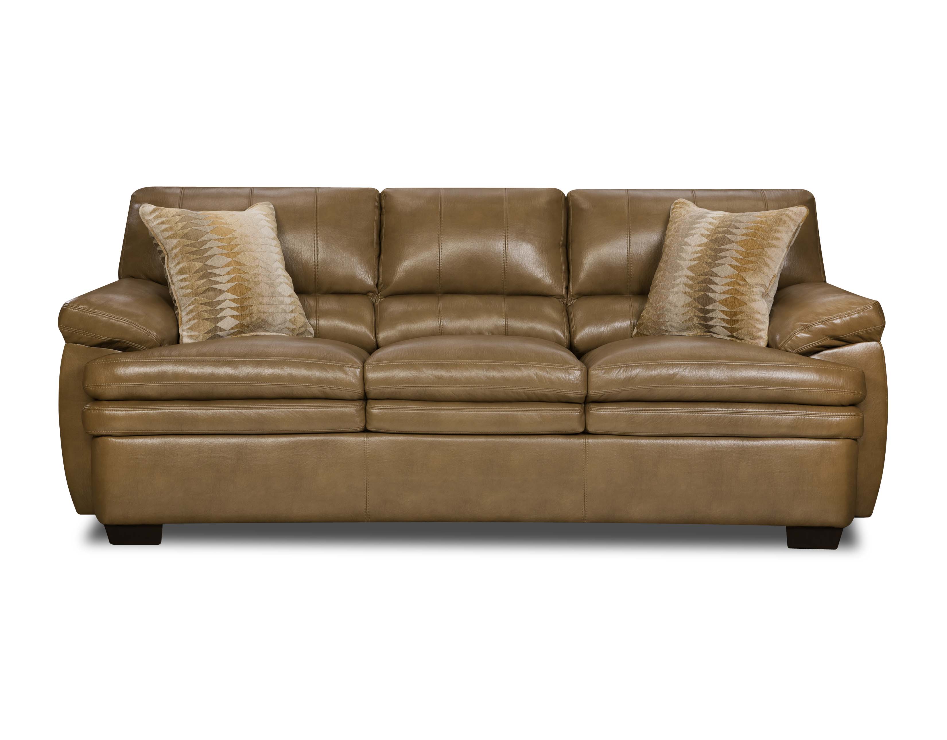 Simmons Editor ThreeCushion Split Back Padded Arm Sofa Shop Your Way