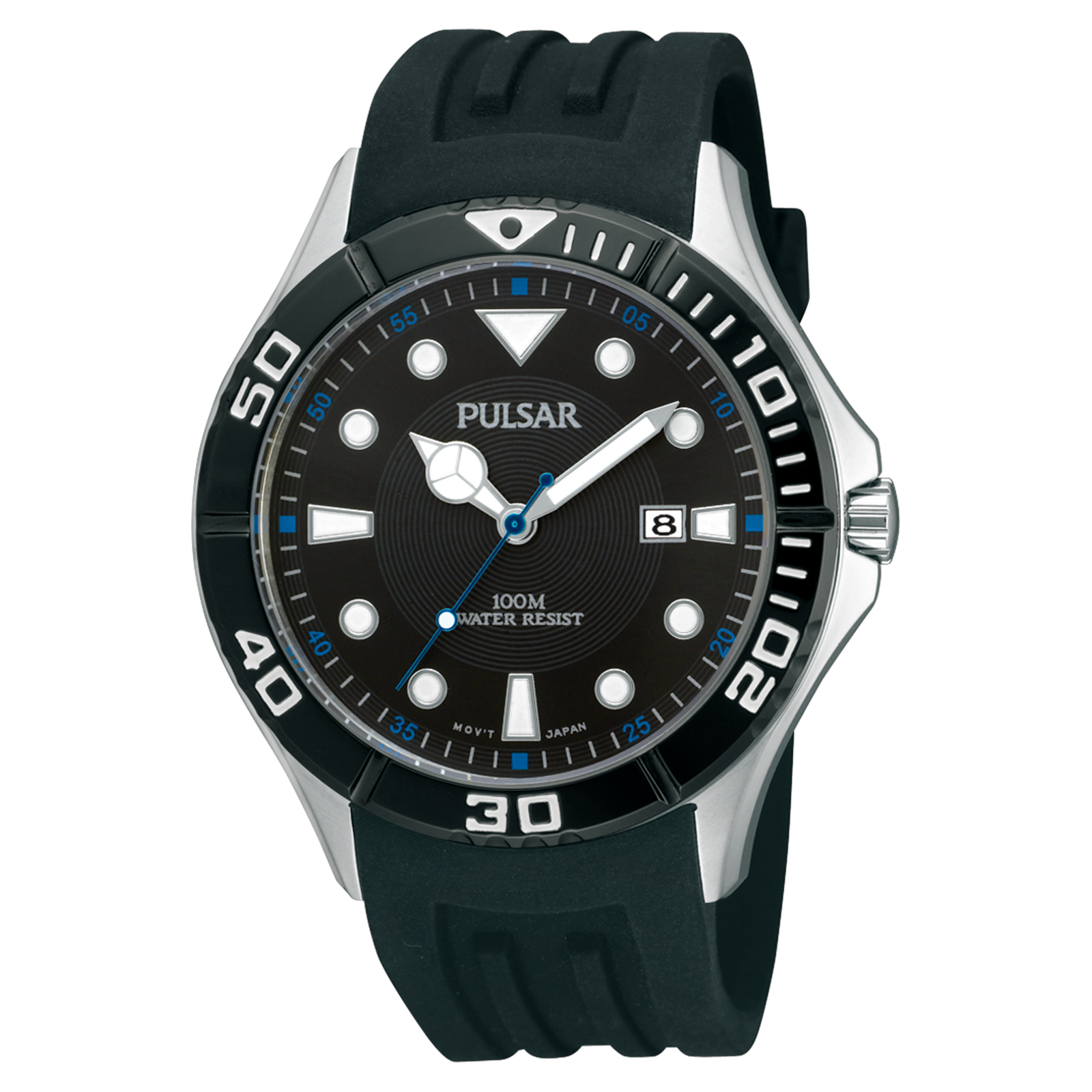 pulsar divers watch 100m