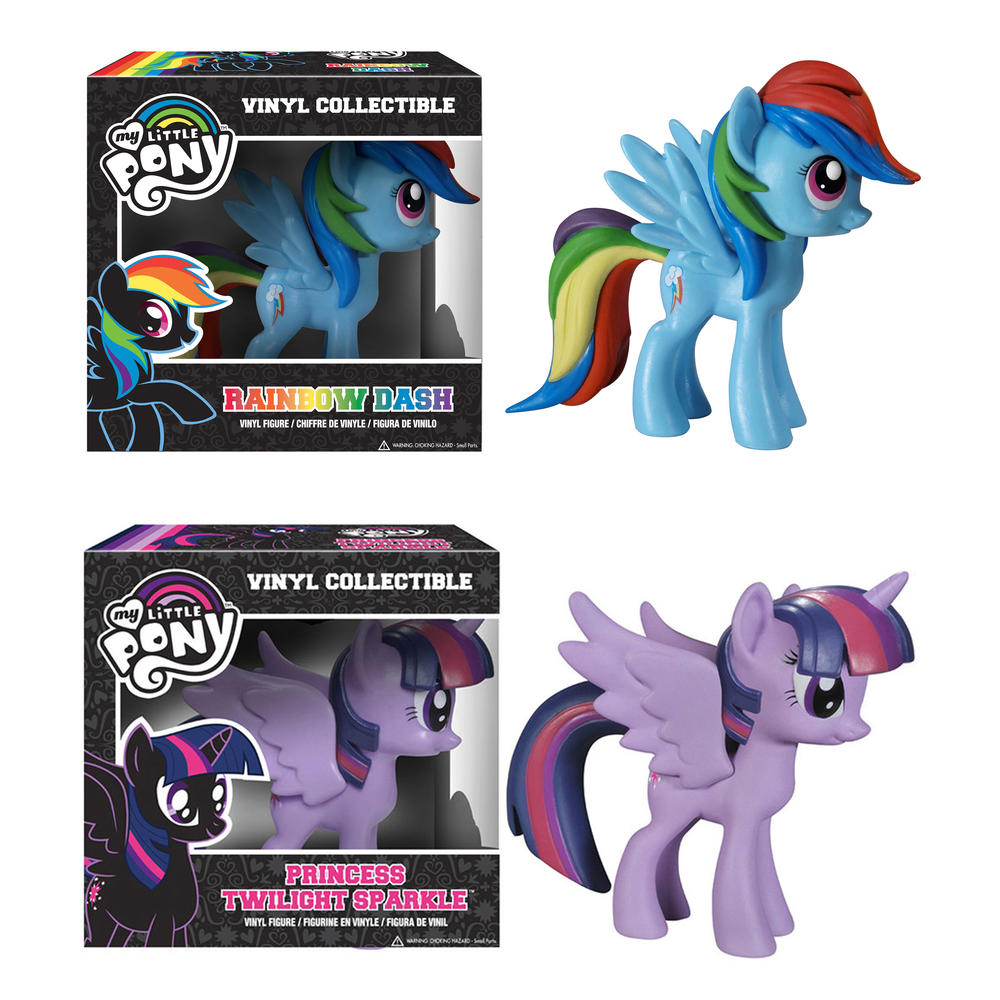 Funko My Little Pony Vinyl Collectables Set: Rainbow Dash and Twilight Sparkle