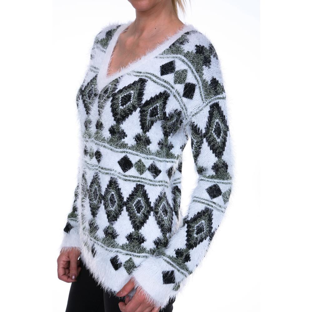 White Mark Women's Traditional Sweater