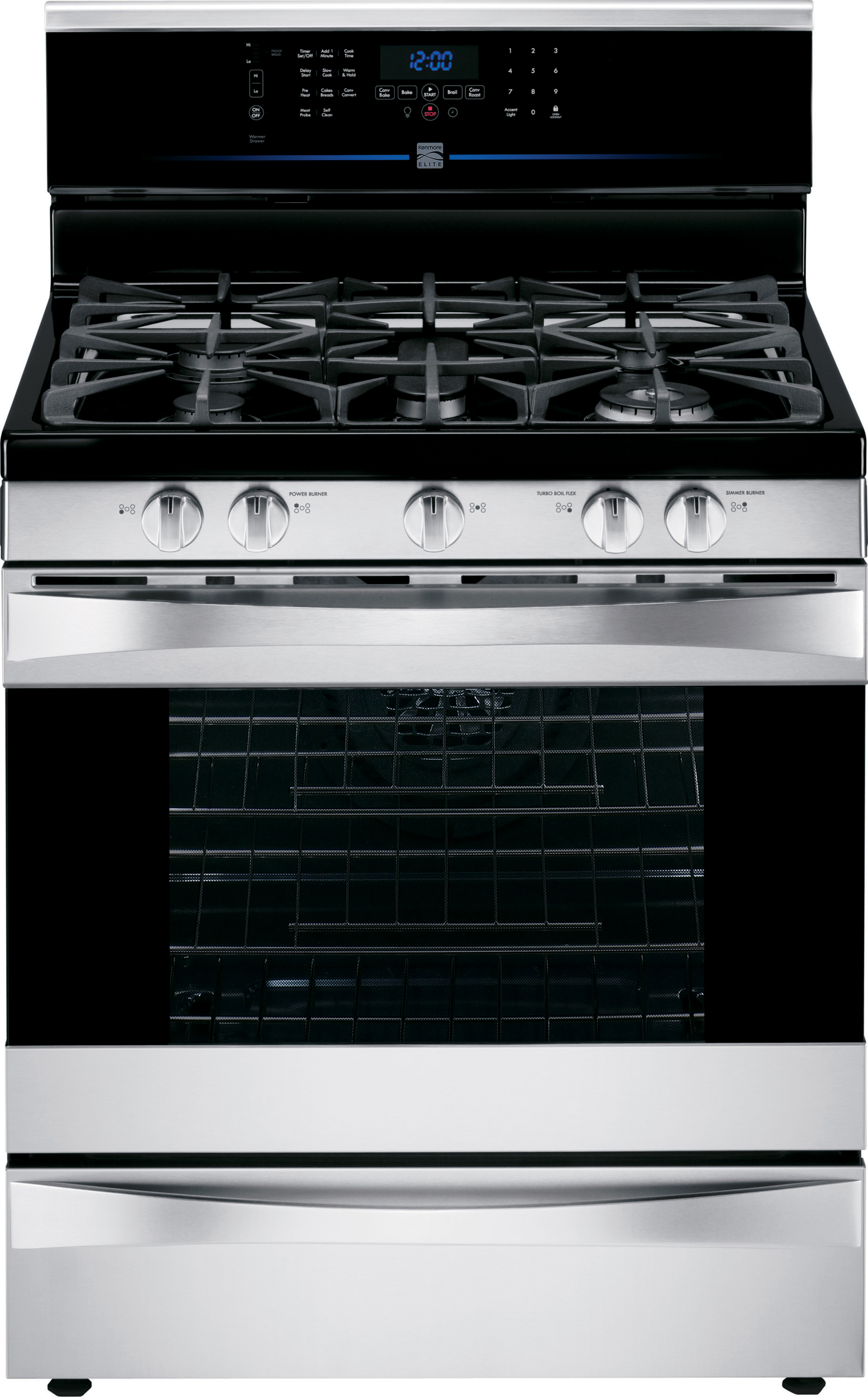 1599 93 Kenmore Elite 5 5 Cu Ft Dual Fuel Range W True Convection Stainless Steel Big Deal Outlet Z20