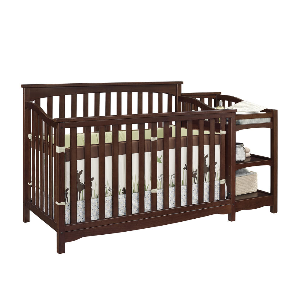Bailey Crib and Changer Combo, Multiple Colors