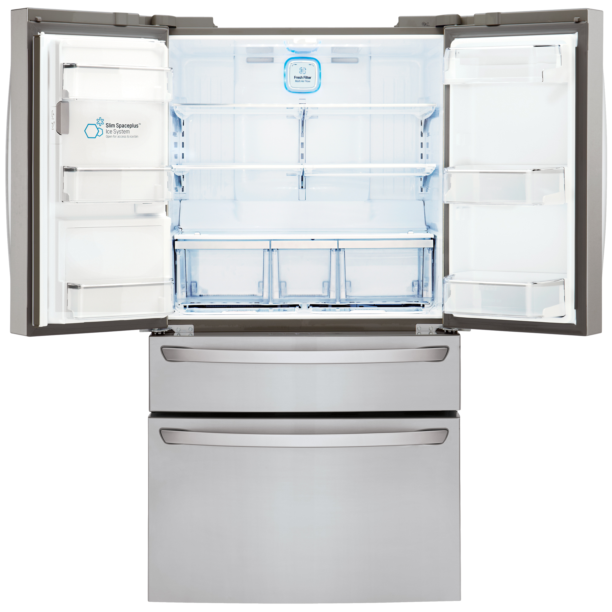 LG LMXC23746S 22.7 cu.ft. Counter-Depth 4-Door Refrigerator w/