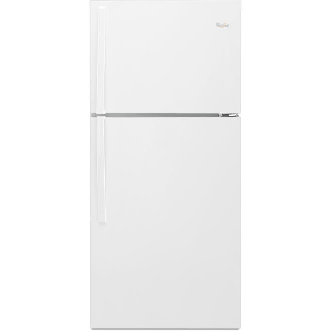 Whirlpool WRT519SZDW 19 cu. ft. Top Freezer Refrigerator w/ LED Interior Lighting White