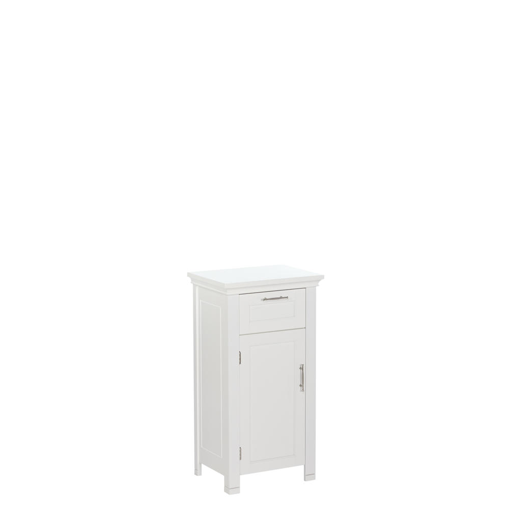 Somerset 1 Door Floor Cabinet - White