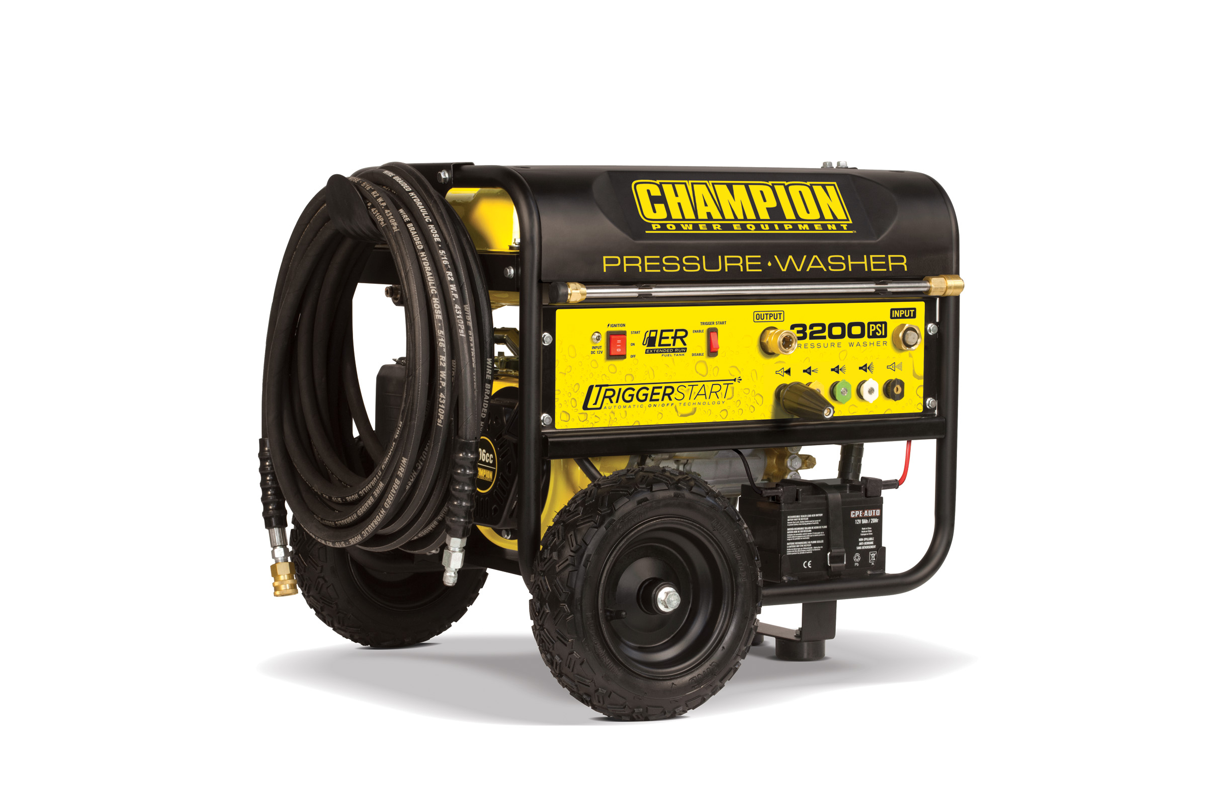 UPC 896682000304 Champion Pressure Washers 3200 PSI 2.3 GPM Trigger Start Portable Electric