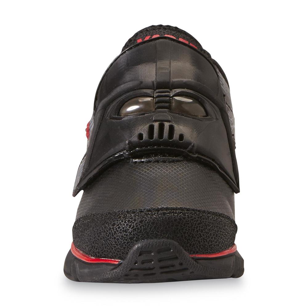 Boy's Darth Vader Black/Red Light-Up Athletic Shoe