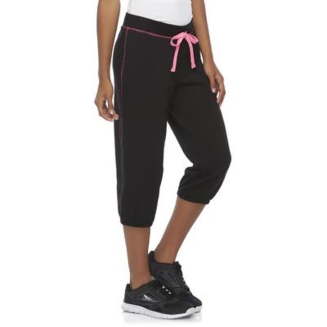 Joe Boxer Women's French Terry Capri Lounge Pants Clothing, Shoes & Jewelry Clothing Women