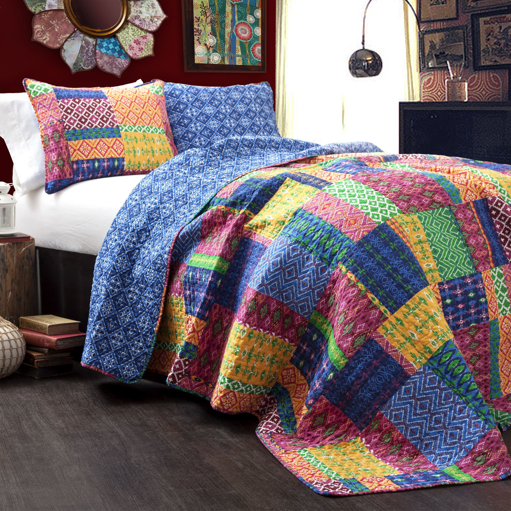 Reversible Quilt Set Bedding
