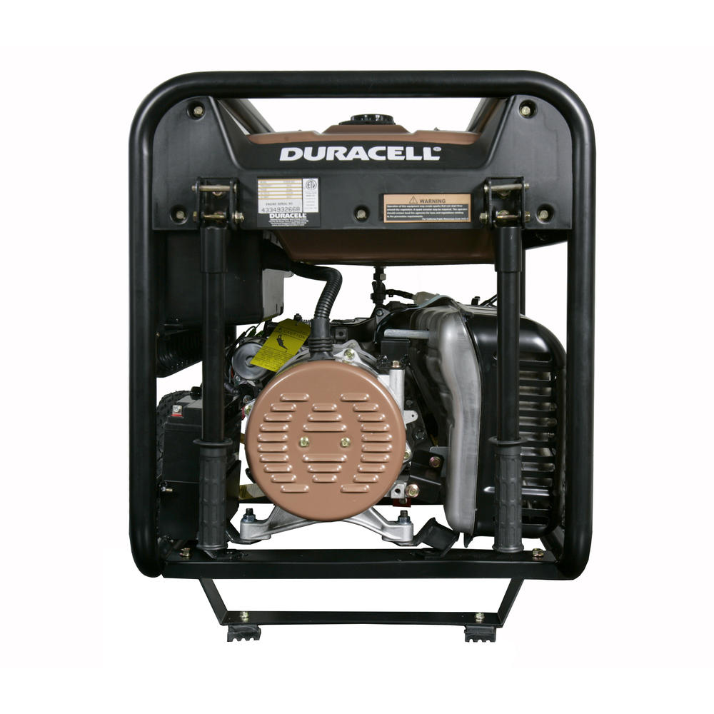 Duracell 5000 / 6000 Watt Duracell Portable Gas Powered Generator  KOHLER Recoil Start Engine 9.5 HP
