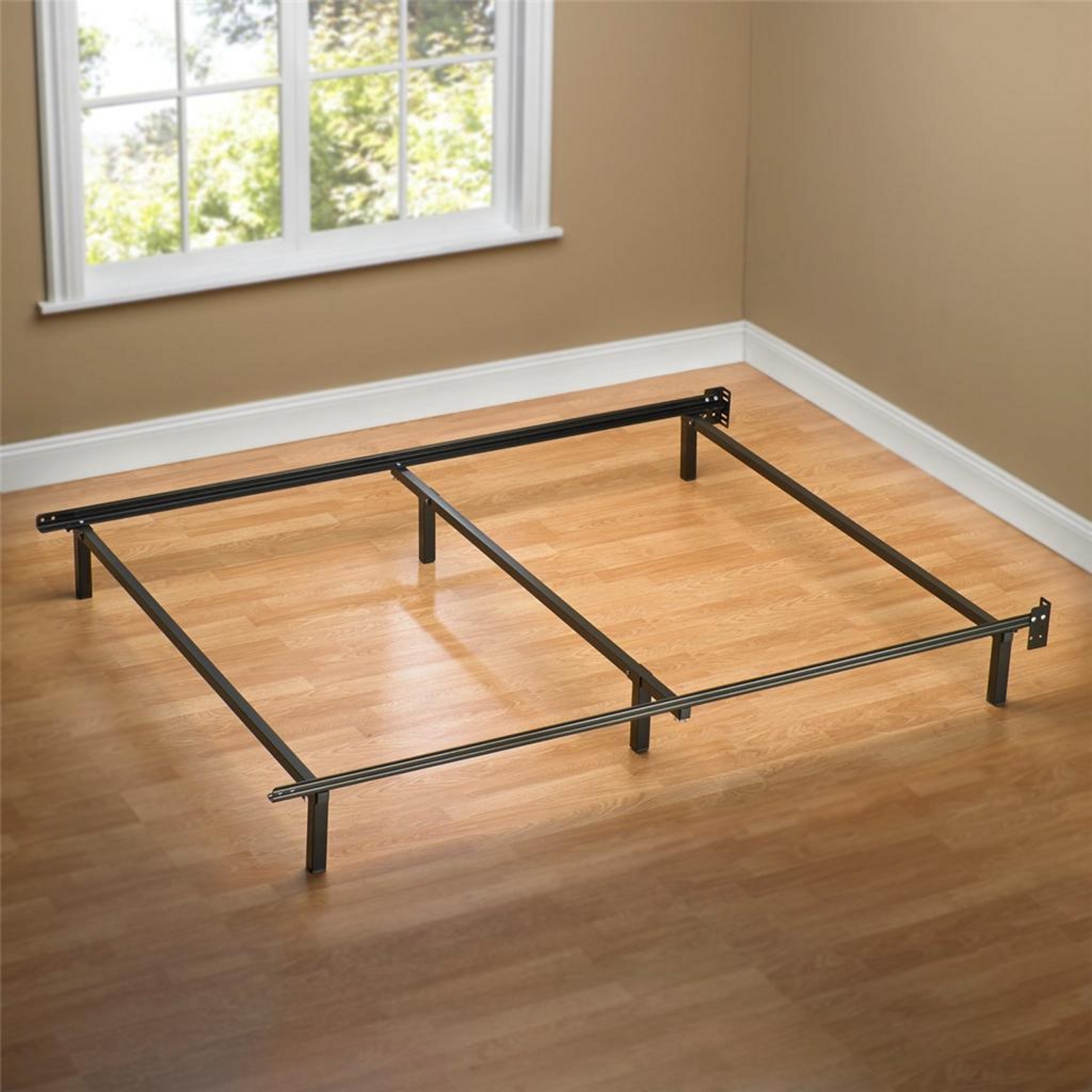 Sleep revolution traditional queen size steel bed frame home ...