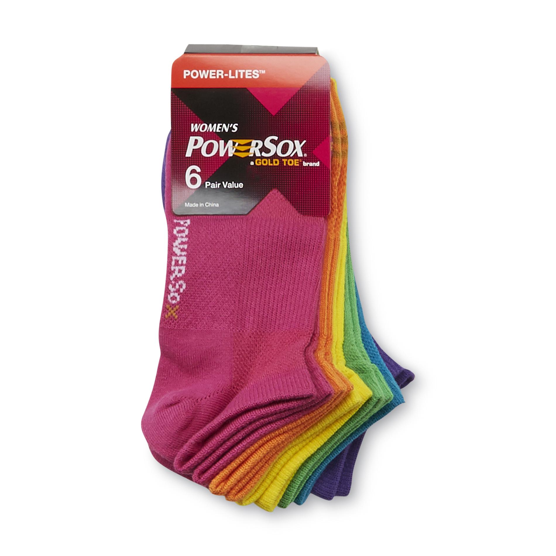 UPC 786888316777 PowerSox Women's 6 Pairs Low Cut Sport Socks GREAT AMERICAN KNITTING MILLS
