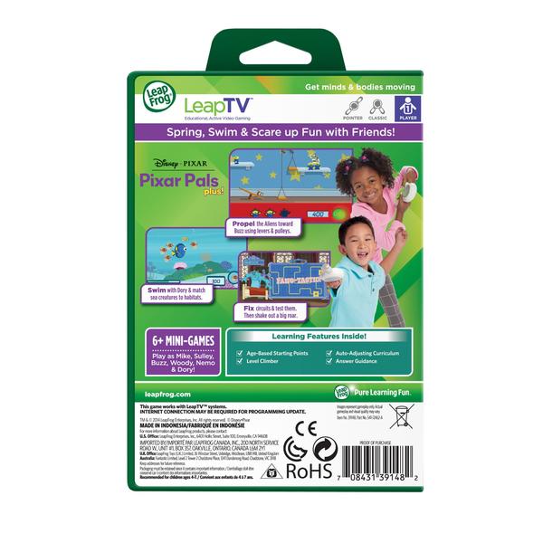 LeapFrog LeapTV Disney Pixar Pals Plus Educational, Active Video Game