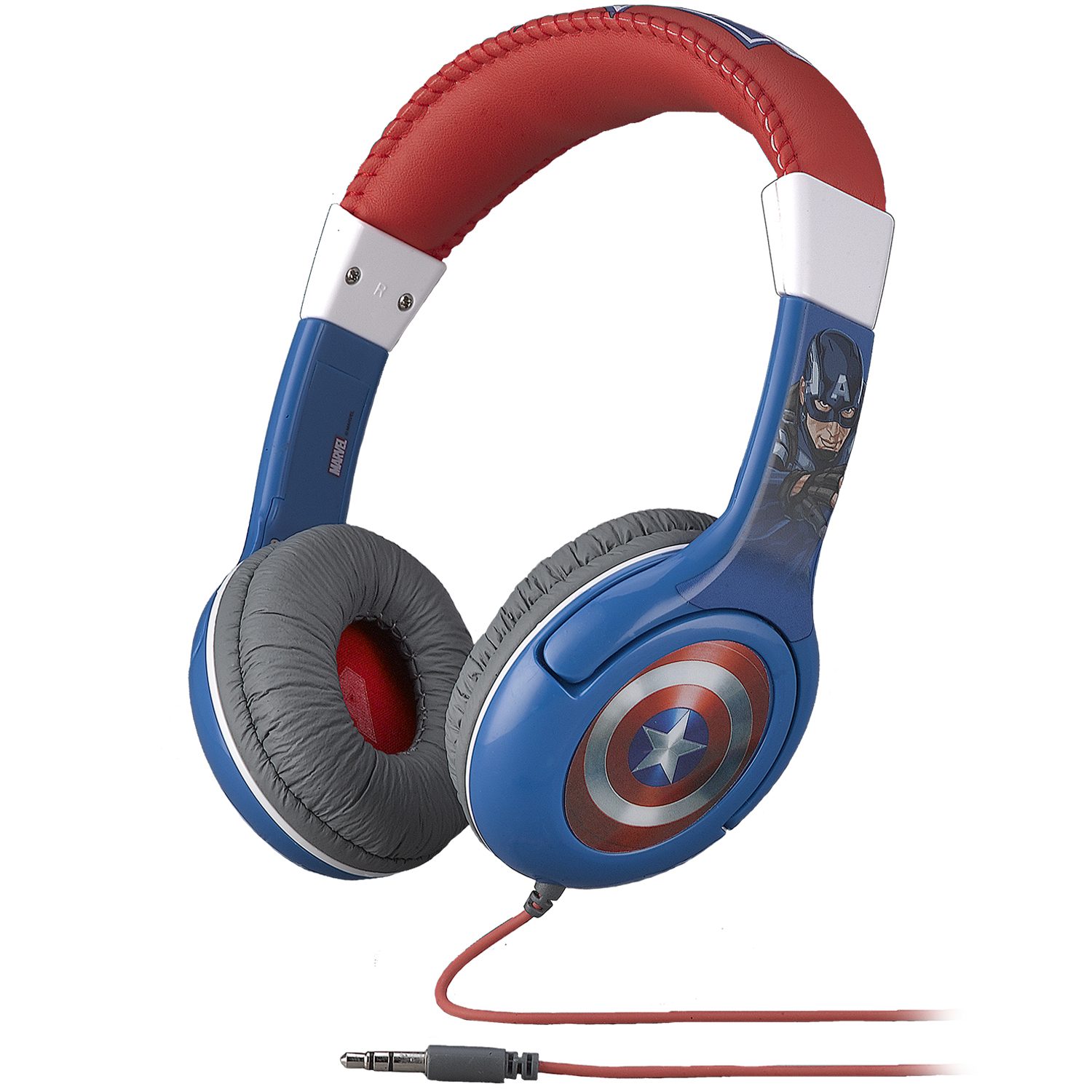 UPC 092298918211 product image for KIDdesigns Captain America The Winter Soldier Super Soldier Headphones - KIDDESI | upcitemdb.com