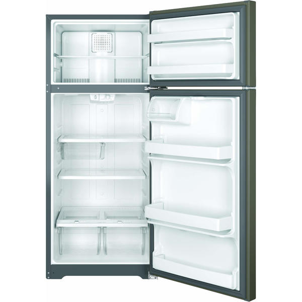 GE Appliances GTE18GMHES 17.5 cu. ft. Top-Freezer Refrigerator - Slate 1