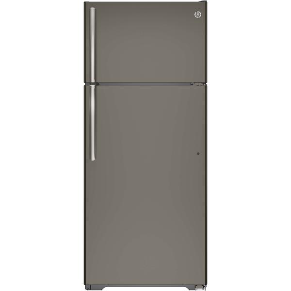 GE Appliances GTE18GMHES 17.5 cu. ft. Top-Freezer Refrigerator - Slate