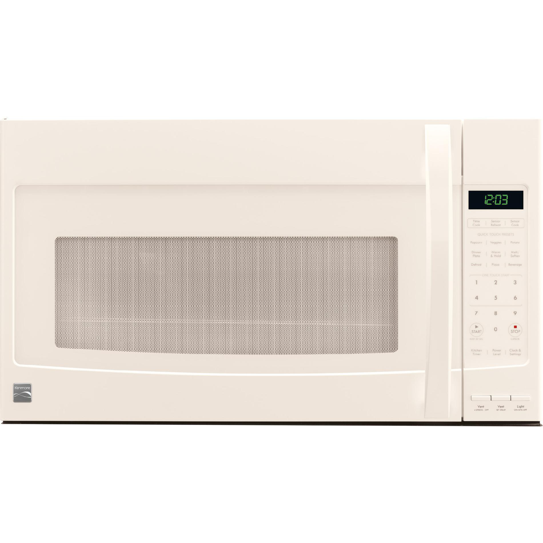Kenmore 2.1 cu. ft. Over-the-Range Microwave - Bisque, Beige & Bisque ...