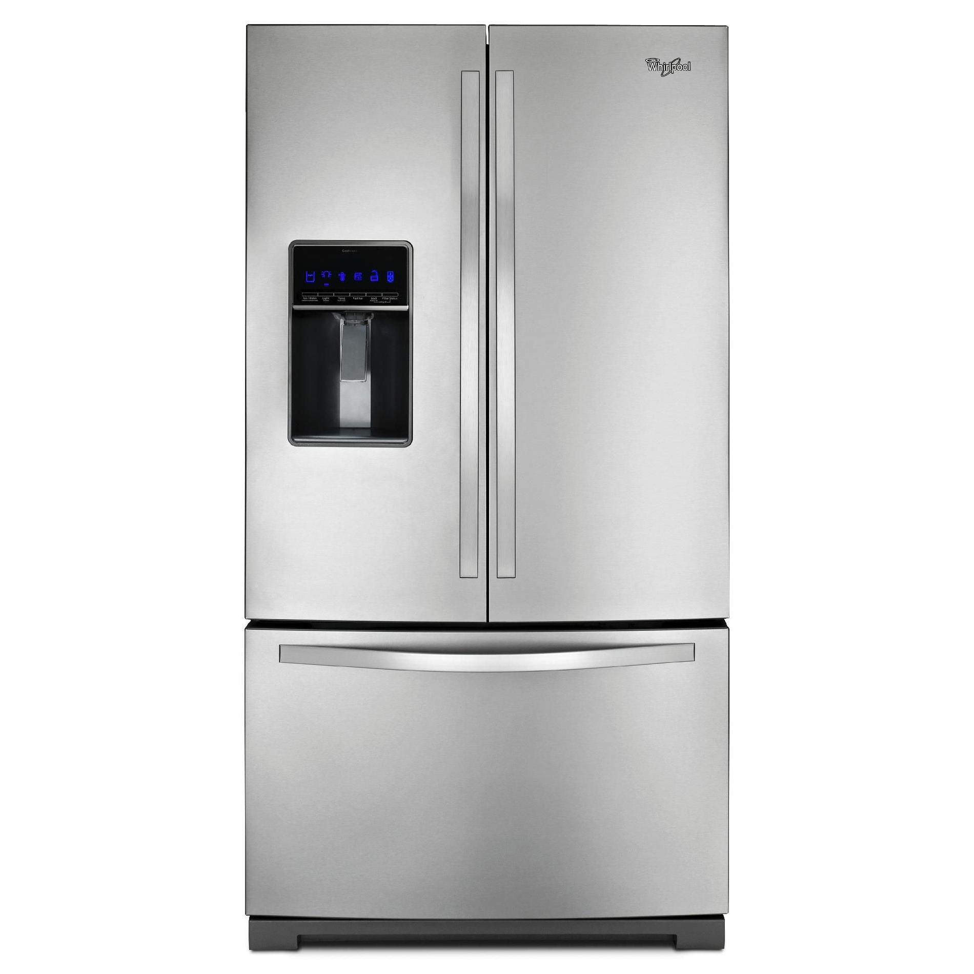 UPC 883049253619 product image for Whirlpool 25 cu. ft. French Door Refrigerator w/ MicroEdge Shelves Stainless Ste | upcitemdb.com