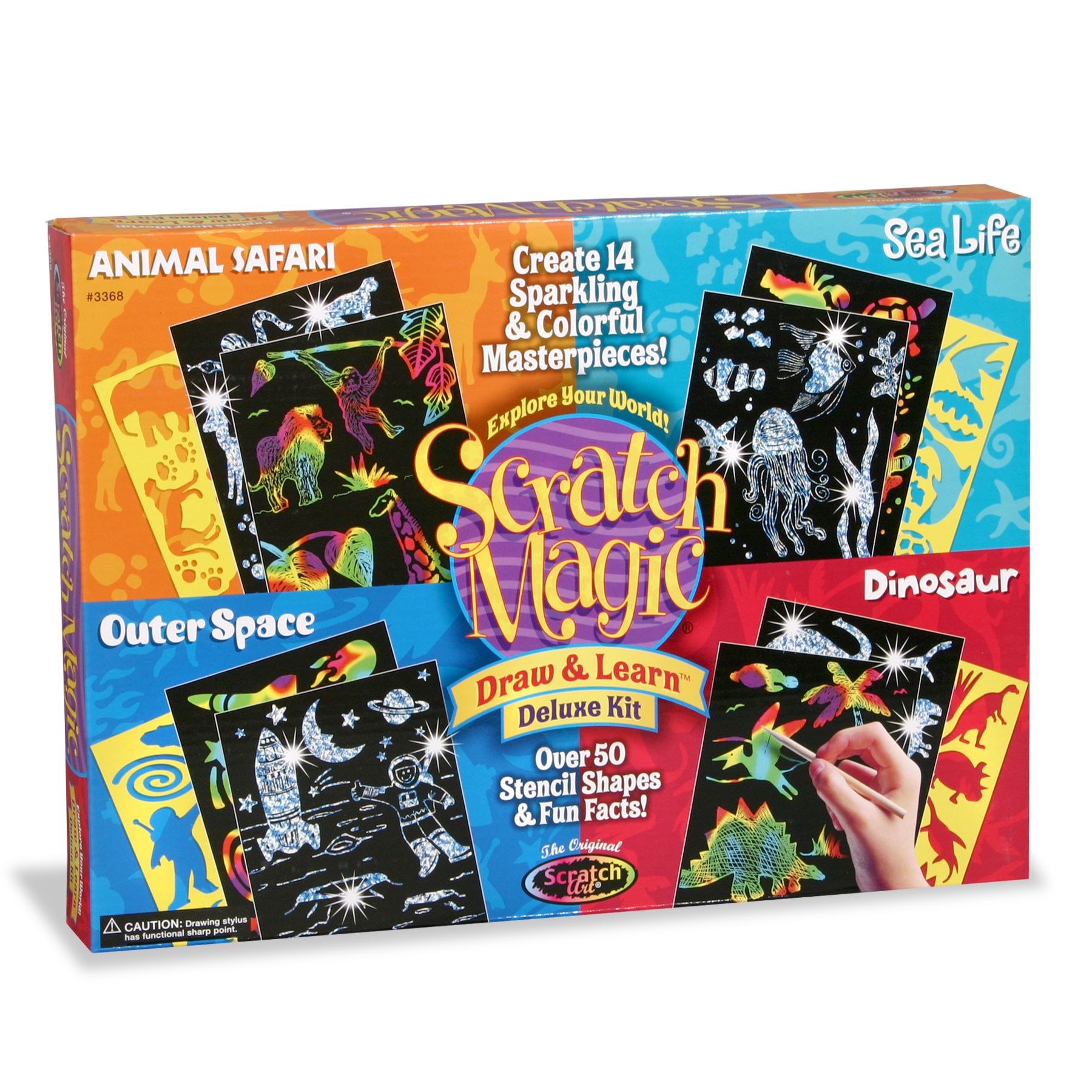 Scratch Magic Draw and Learn Deluxe Kit
