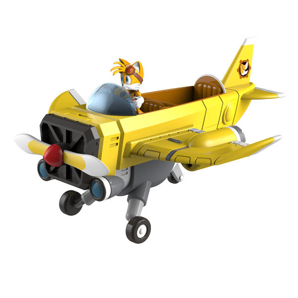 Tomy Tails Plane Launcher with Sonic and Tails Toys & Games Action Figures & Accessories
