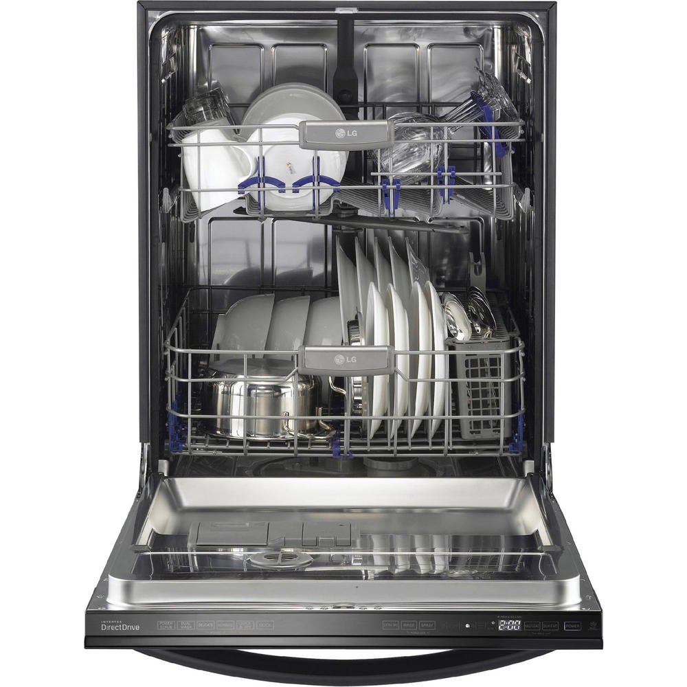 24" Fully Integrated Dishwasher w/ Flexible Rack System - Black