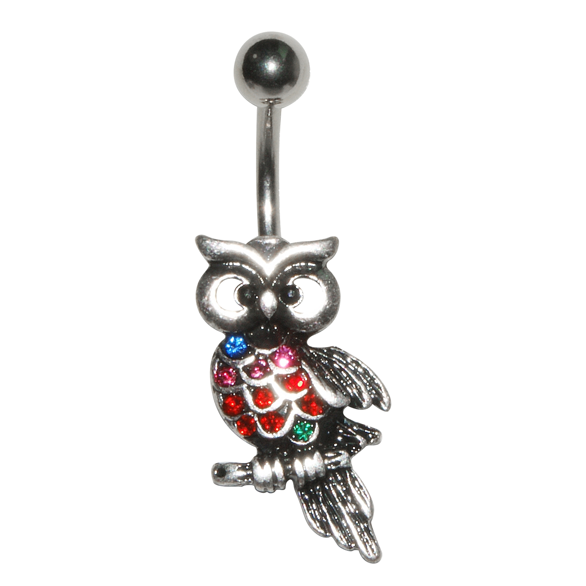 Owl Belly Ring