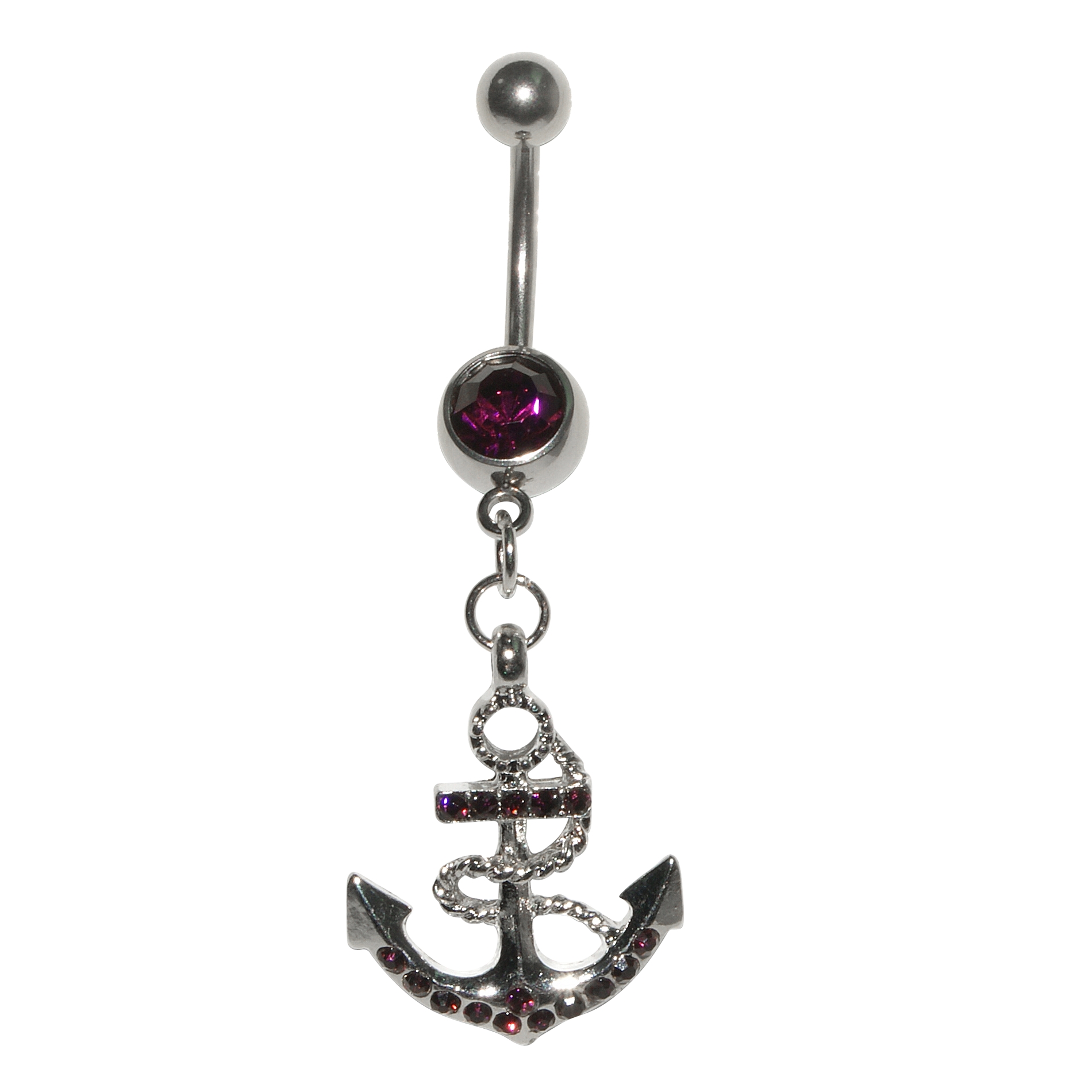Anchor Belly Ring