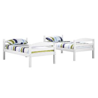 Solid Wood Twin White Bunk Bed: Stylishly Functional Bed ...
