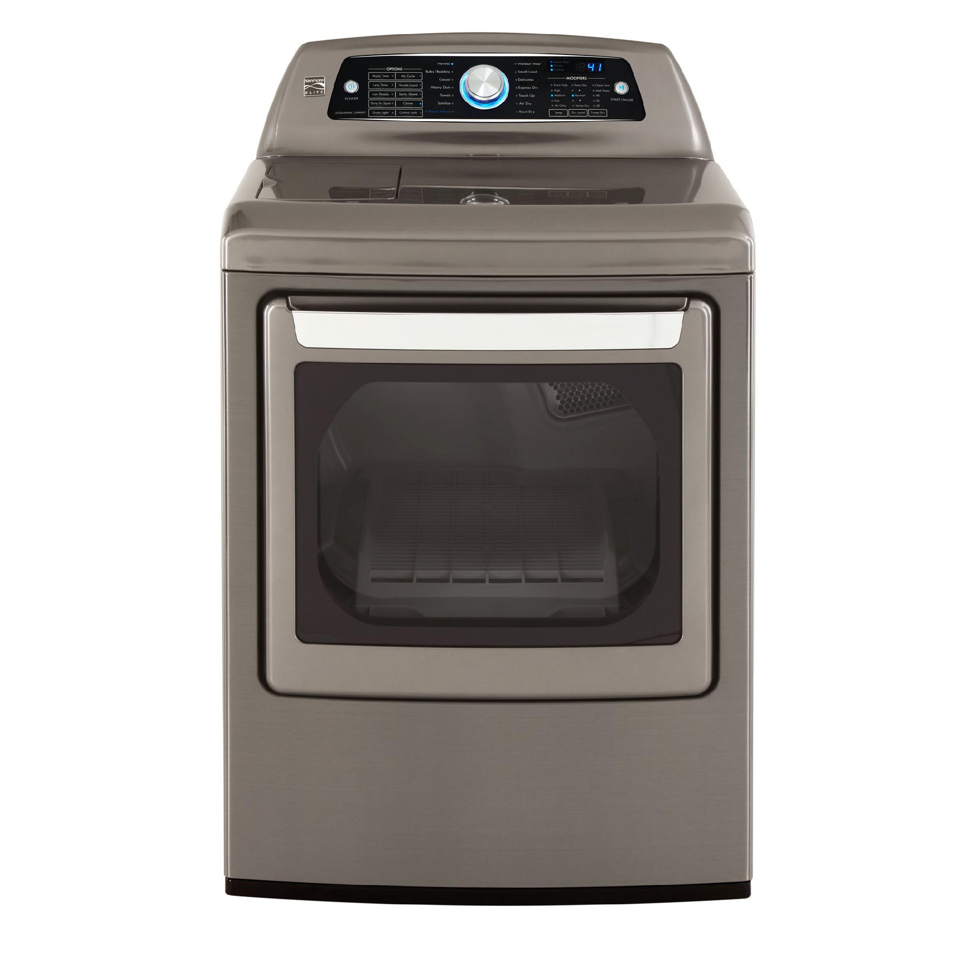 Kenmore Elite 7.3 cu. ft. Gas Dryer w/ Steam Metallic Gray Shop