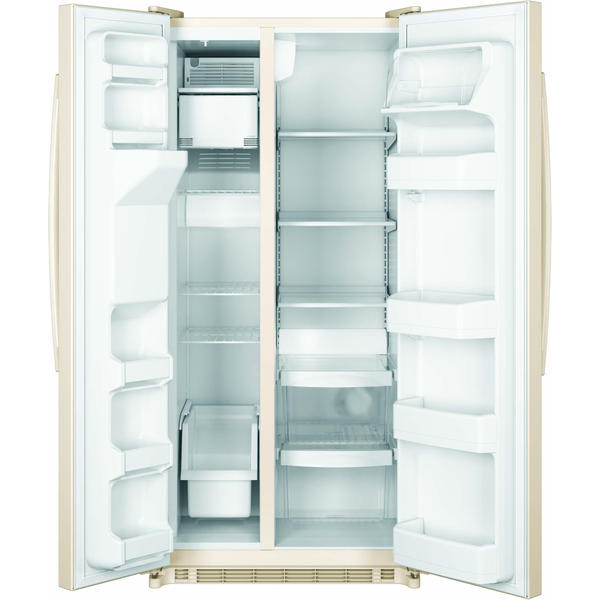 GE 20 cu. ft. SidebySide Refrigerator Bisque GSS20ETHCC