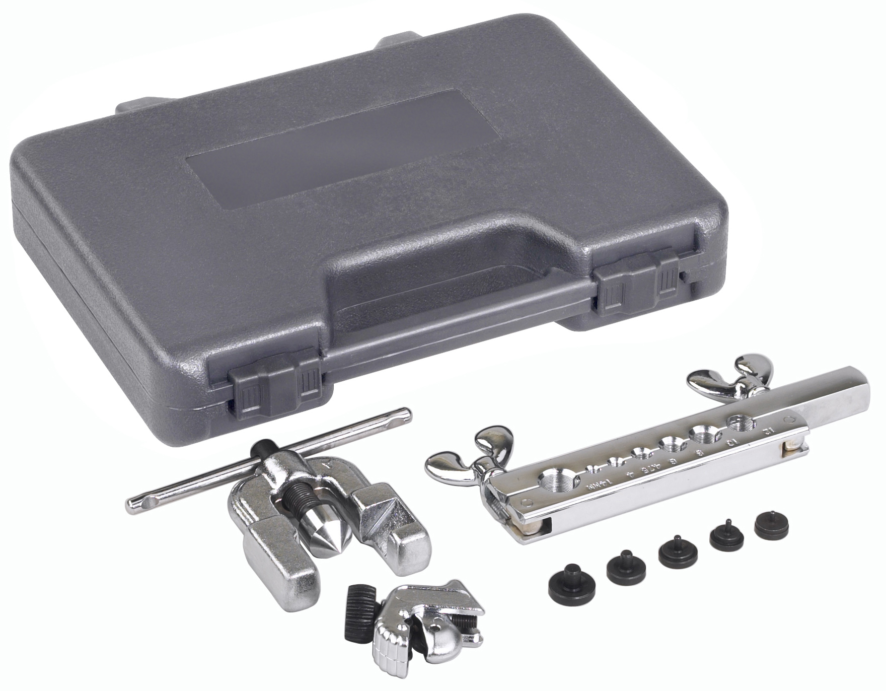 6506 Deluxe Metric Double Flaring Tool Set W/Cutter