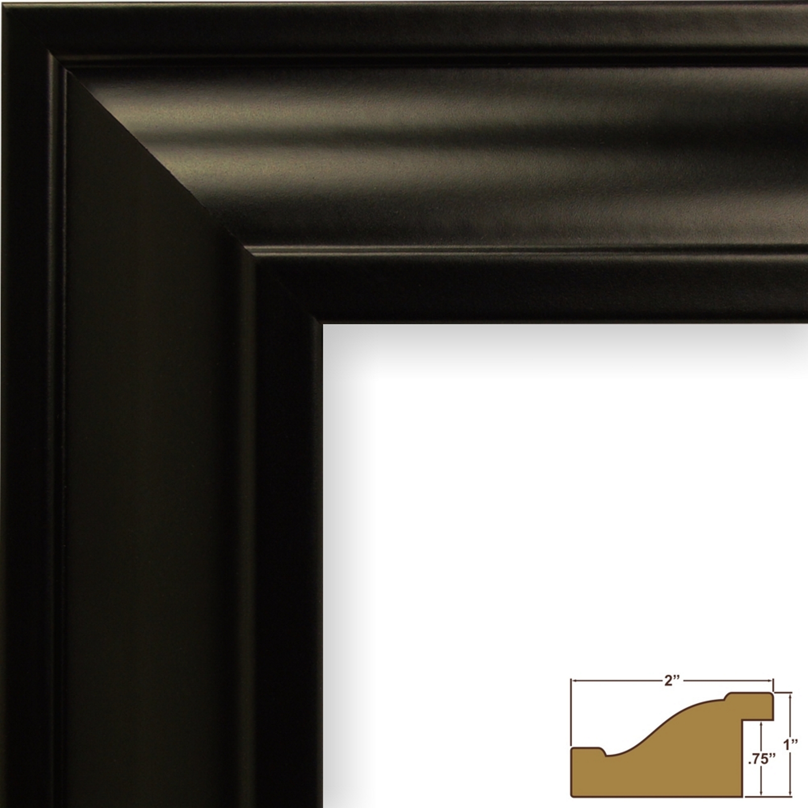 Contemporary Upscale Wood Picture Frame (21834)