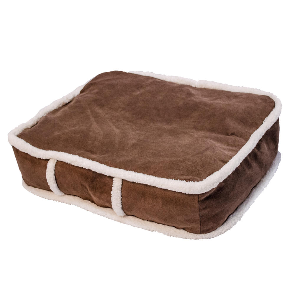 Happy Hounds Cheyenne Dog Bed - Large (40 x 35") - Cocoa